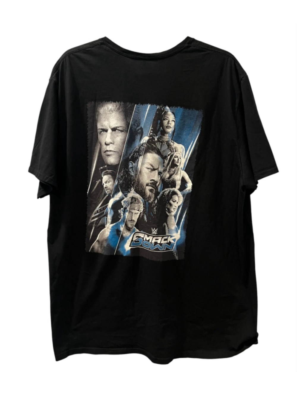 WWE SmackDown Graphic T-Shirt Black Adult 2XL Fruit Of The Loom Wrestling Men's - Picture 1 of 7